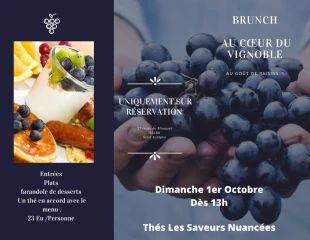 Booking the GOUT'THE  - Spécial BRUNCH Au Cœur du Vignoble 